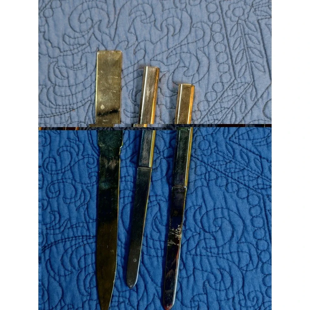Vintage Brass Letter Opener Lot MCM Desk Accessories American Cancer Society